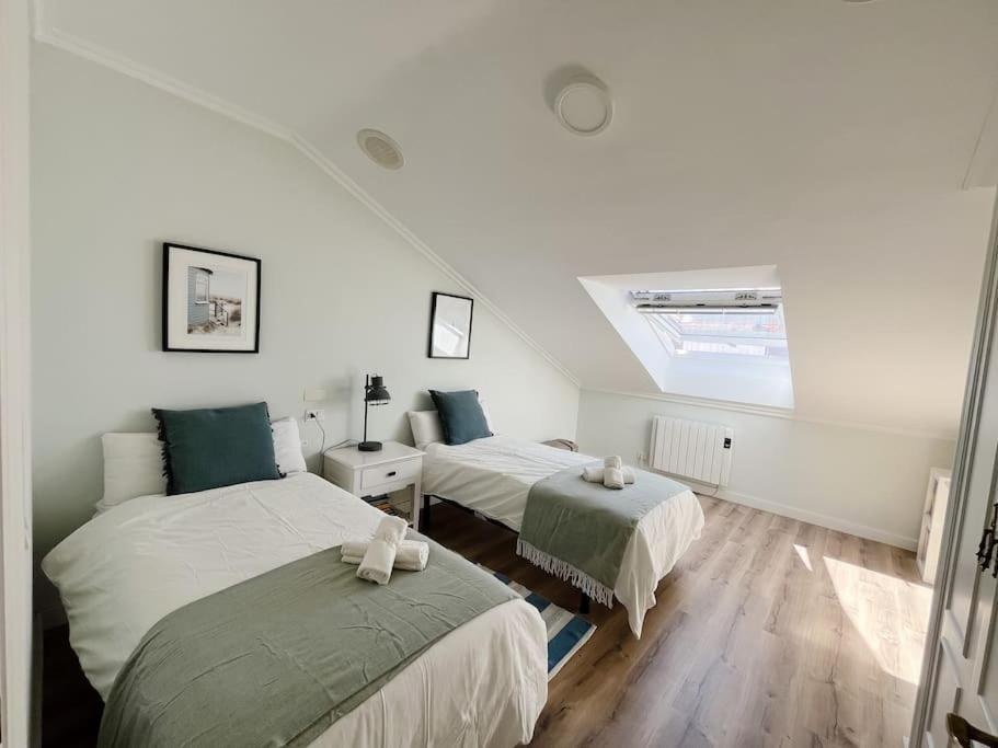 Apartamento Atico Azul De Portosín Exterior foto