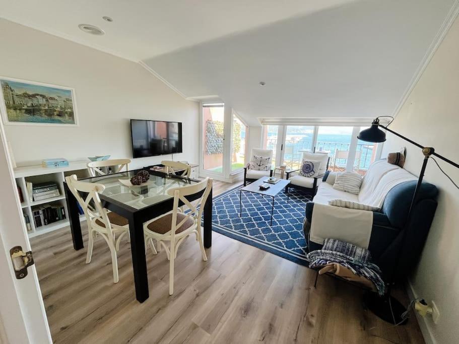 Apartamento Atico Azul De Portosín Exterior foto